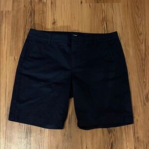 J. Crew Dark Blue Women's Bermuda Shorts